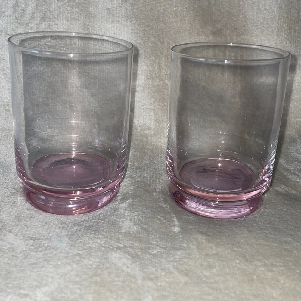 Kate Spade Charles Lane Blush Whiskey Glasses